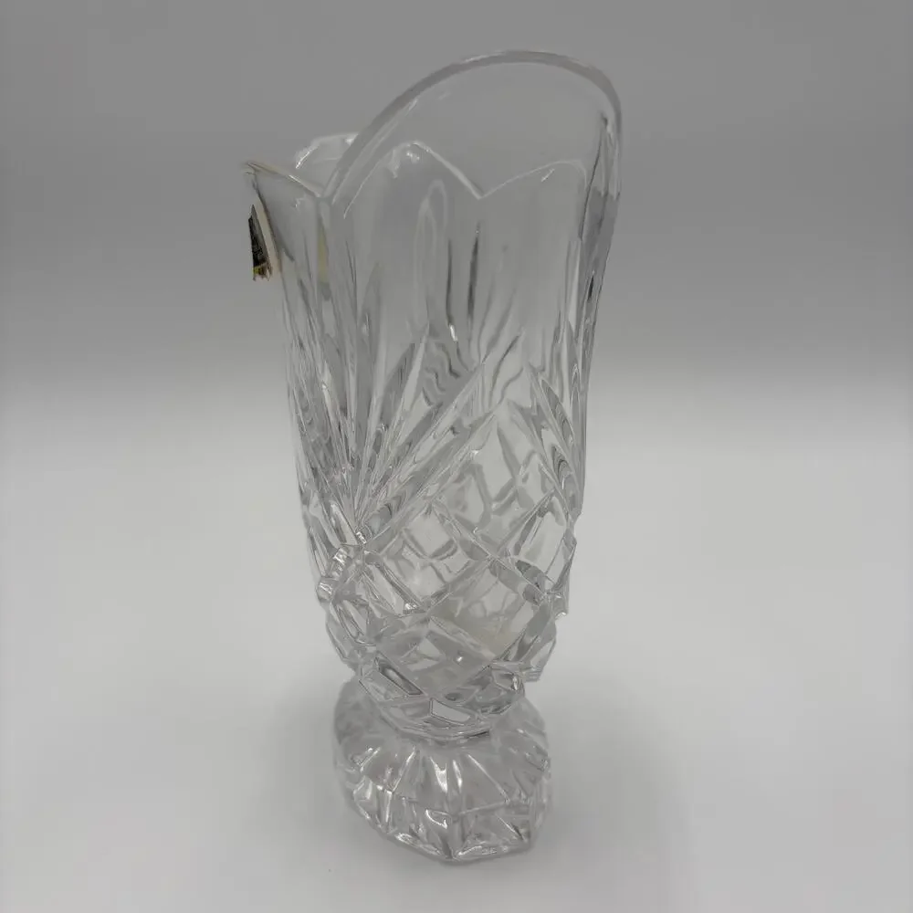Vintage 1970s - 1980s Noritake Hampton Hall Full Lead Crystal Vase West Germany